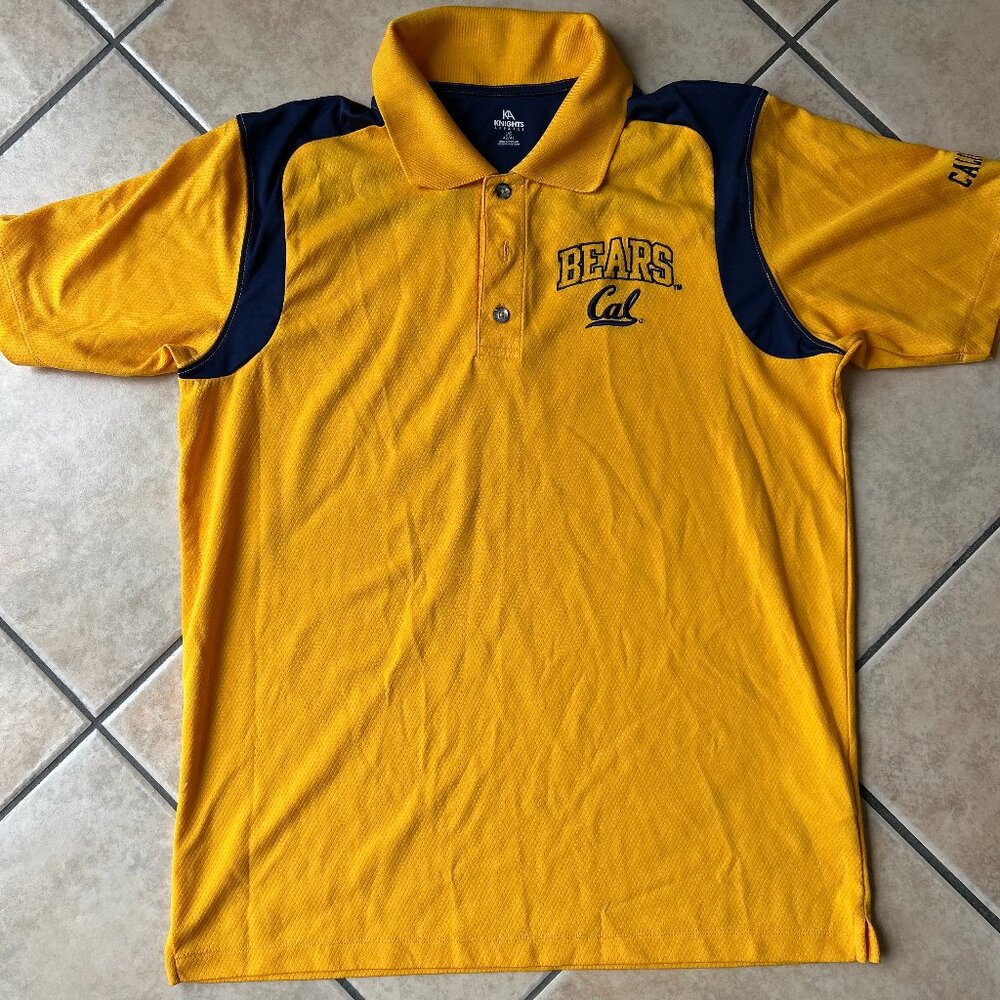 Cal Golden Bears Men's Polo Shirt Size L